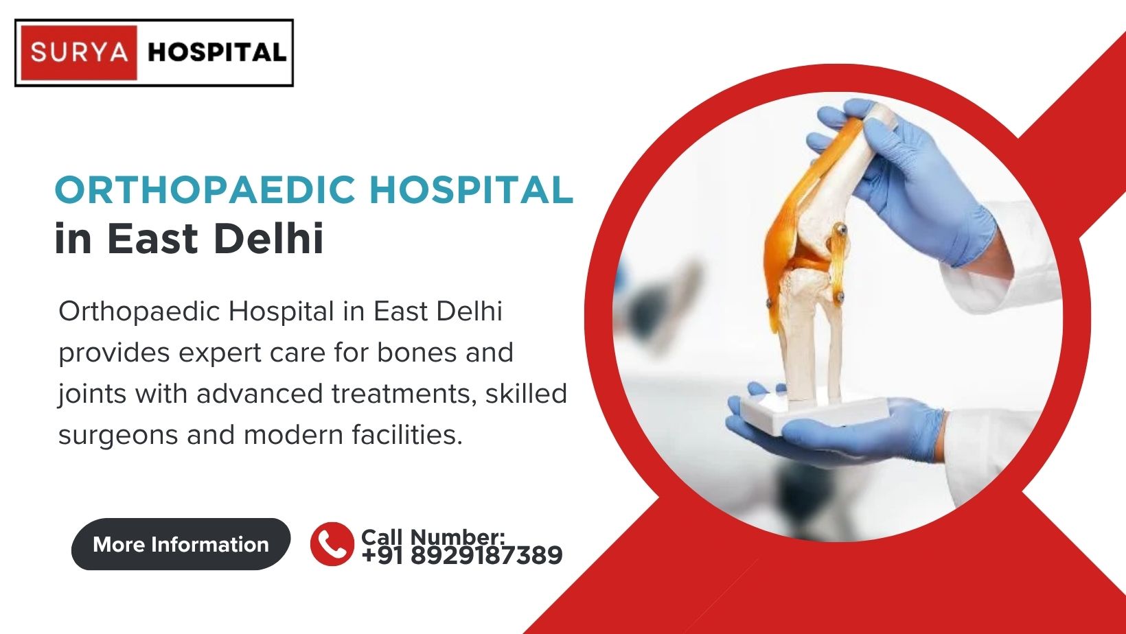 Orthopaedic Hospital in East Delhi for Joint Replacement
